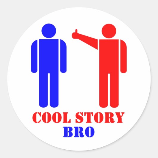 Cool story兄弟主義 ラウンドシール (正面)