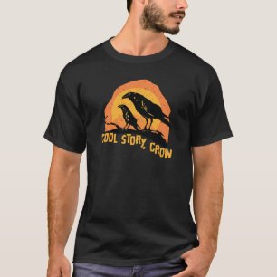 cool story,カラス/おかしなハロウィン tシャツ