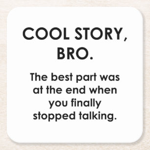 Cool story スクエアペーパーコースター