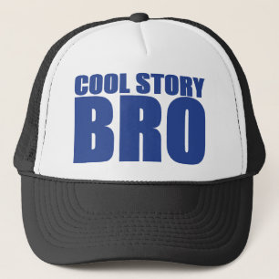 COOL STORY BROのトラック運転手の帽子(黒及び青) キャップ