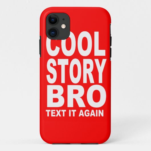Cool story Broの文字再度それ Case-Mate iPhoneケース (裏面)