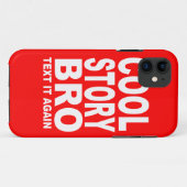 Cool story Broの文字再度それ Case-Mate iPhoneケース (裏面(横))