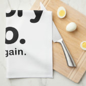 Cool story Bro。 それを再度言って下さい キッチンタオル (四つ折り)