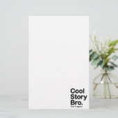 Cool story Bro。 それを再度言って下さい 便箋 (スタンド正面)
