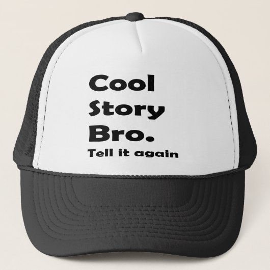 Cool story bro キャップ (正面)