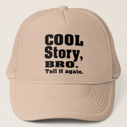cool story bro キャップ (正面)