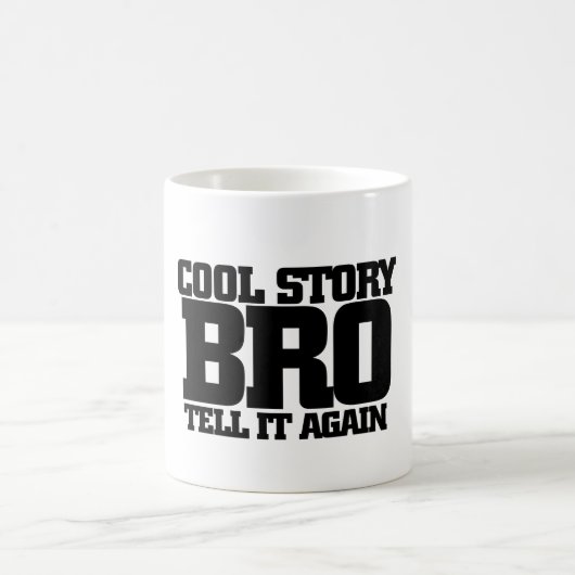 Cool story bro コーヒーマグカップ (中央)
