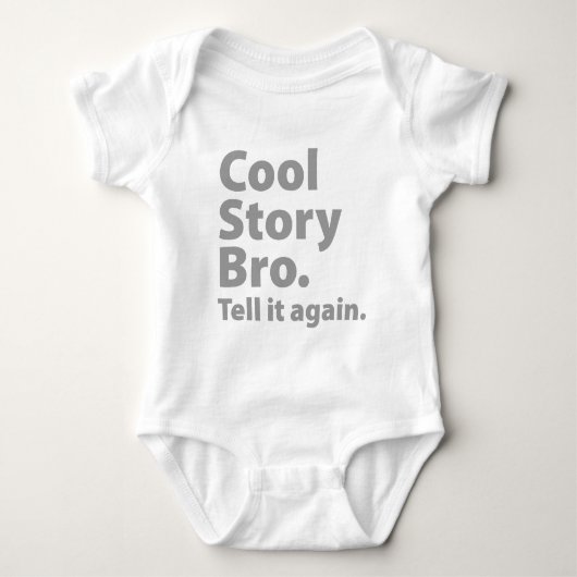 cool story bro ベビーボディスーツ (正面)