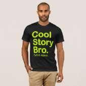 cool story bro.ベラキャンバスTシャツ Tシャツ (正面フル)