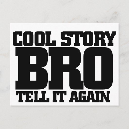 Cool story bro ポストカード (正面)