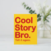 cool story bro.ポストカード ポストカード (スタンド正面)