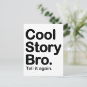 cool story bro.ポストカード ポストカード (スタンド正面)