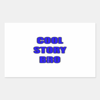 cool story bro 長方形シール