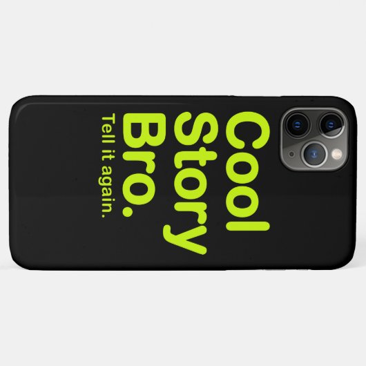 Cool story Bro. Case-Mate iPhoneケース (裏面(横))