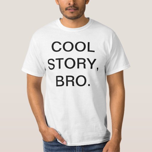 COOL STORY、BRO. Tシャツ (正面)