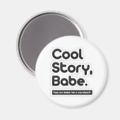 Cool storyBabe、今すぐ私にサンドイッチを作る – マグネット (正面/裏面)