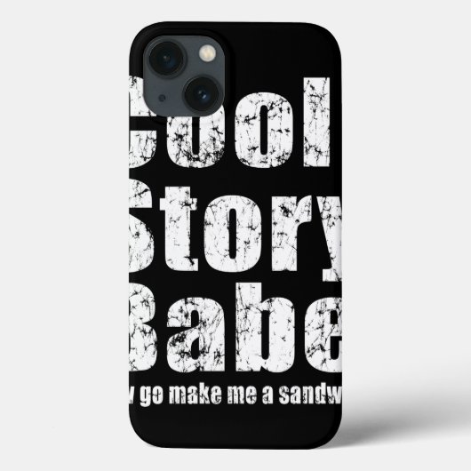 Cool storyBabe Now Go Me A Sandwich Case-Mate iPhoneケース (裏面)