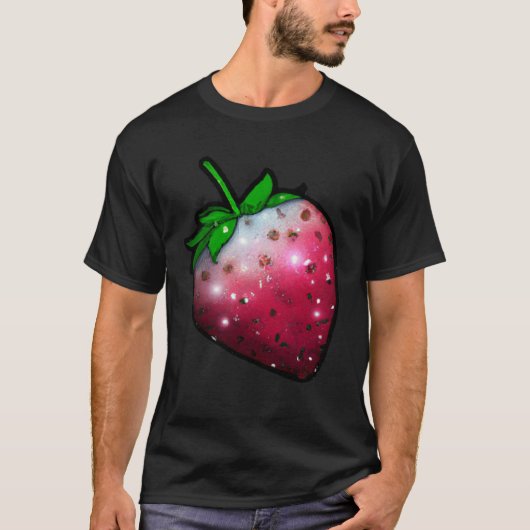 Cool strawberry fruit art strawberry  farmer 2 tシャツ (正面)