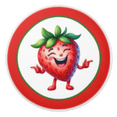 Cool strawberry lovers kitchen  セラミックノブ (正面)