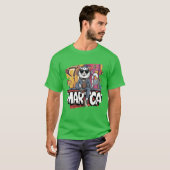 Cool Street Cat Hip Hop Graffiti Urban Style Cat D Tシャツ (正面フル)