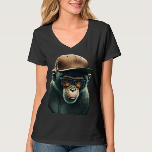 Cool Street Wear Chimp Tシャツ (正面)