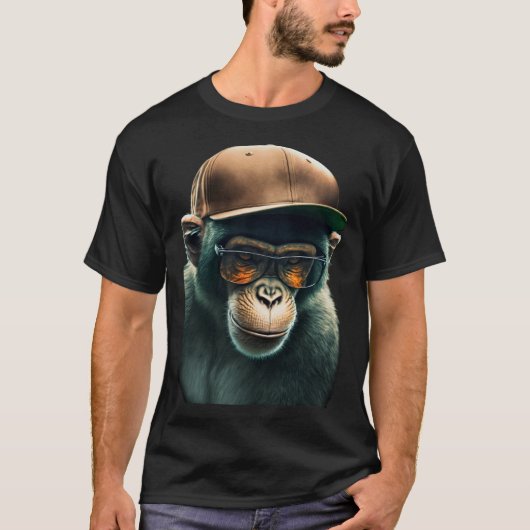 Cool Street Wear Chimp Tシャツ (正面)