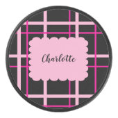 Cool Striped Pattern アイスホッケーパック (正面)