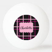 Cool Striped Pattern 卓球ボール (裏面)