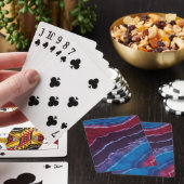 Cool Stripes Tie Dye Playing Cards トランプ (インサイチュ)