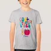 COOL STUDENT VIBES バックトゥスクール キッズTシャツ トライブレンドＴシャツ (正面)