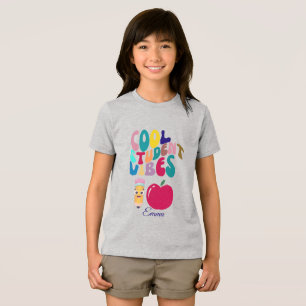 COOL STUDENT VIBES バックトゥスクール キッズTシャツ トライブレンドTシャツ