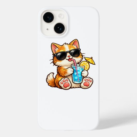 Cool Summer Cat Case-Mate iPhoneケース (裏面)