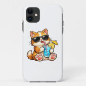 Cool Summer Cat Case-Mate iPhoneケース (裏面)