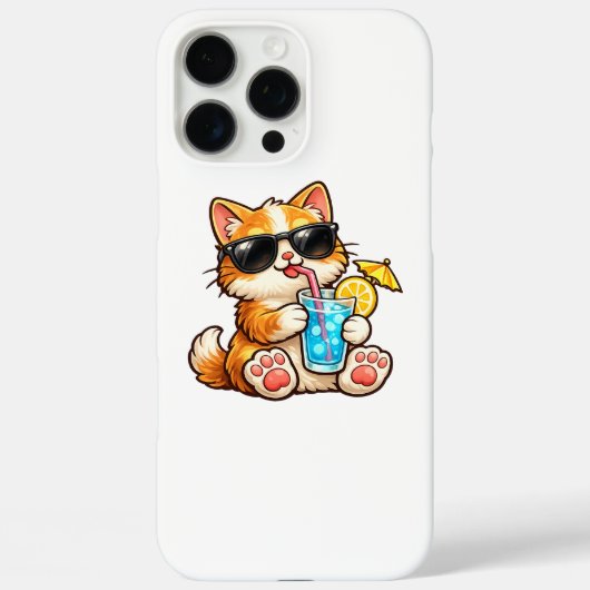 Cool Summer Cat Case-Mate iPhoneケース (裏面)