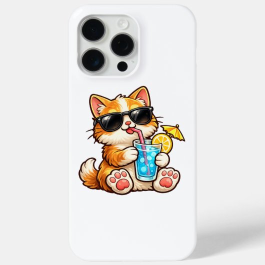 Cool Summer Cat Case-Mate iPhoneケース (裏面)