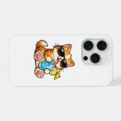 Cool Summer Cat iPhoneケース (裏面横)