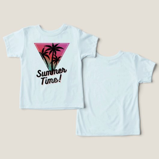 Cool Summer Vibes Shirt (デザイン正面&裏面)