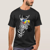Cool summer zebra tシャツ (正面)