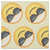 Cool Sunglasses Emoji Pattern氏の生地 ファブリック (見本)