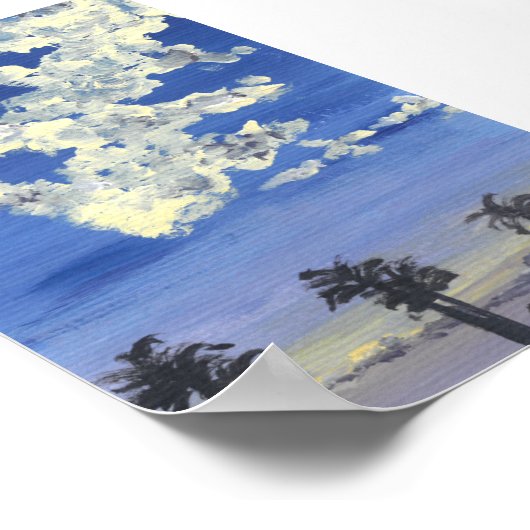 Cool Sunset Print Value Poster  ポスター (角)