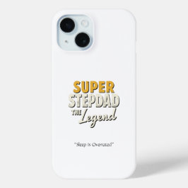 Cool Super Step Dad the Legend Phone Case Dad Gift iPhone 15ケース
