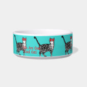 Cool Tabby Cat You Are One Cool Cat Cats Bowl ボウル (左)