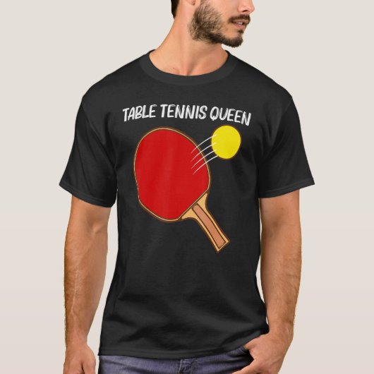 Cool Table Tennis For Women Girls Ping Pong Sport  Tシャツ (正面)