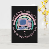 Cool Tech Lover Ever Since I Was Little I Knew カード (黄色い花)