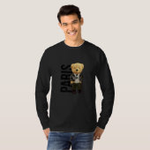 Cool Teddy Bear in Paris France Illustration Graph Tシャツ (正面フル)