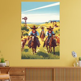 Cool Texas キャンバスプリント