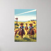 Cool Texas キャンバスプリント (正面)