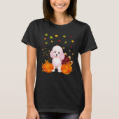 Cool Thanksgiving Poodle Turkey Costume Fall Autum Tシャツ (正面)