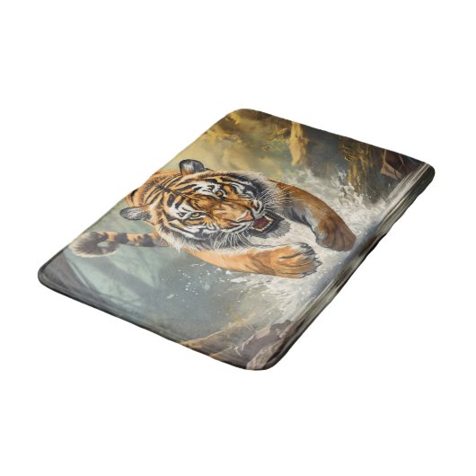 Cool Tiger Bath Mat! バスマット (アングル)