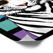 Cool Tiger Costume For Men Women Kids Pattern Tige ポスター (角)